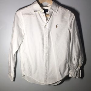 White Button Down Shirt w/ Collar